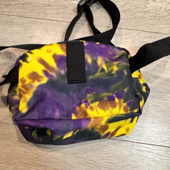 Crazy Creek Hip Ditty Tie-Dye Bag Fanny Pack Waist Pack Purple & Yellow - Picture 3 of 5